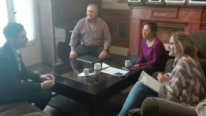 El artista Diego Doello visitó nuestra ciudad