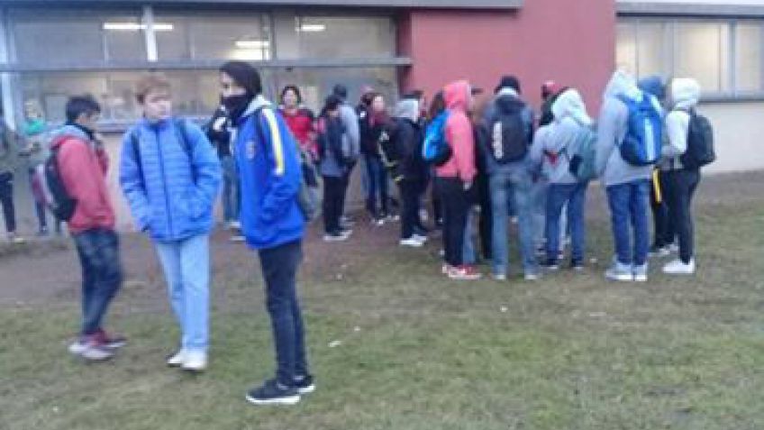 Alumnos de la Media 7 pidieron por calefacción