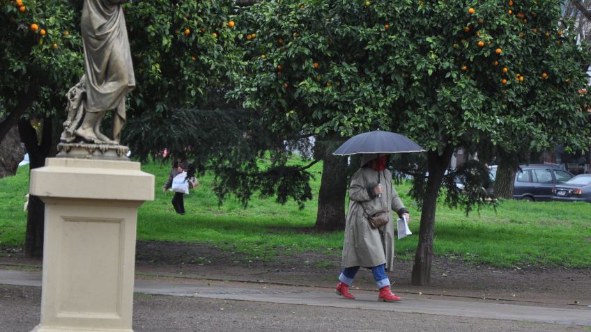 Probabilidad de lluvias y chaparrones para el martes
