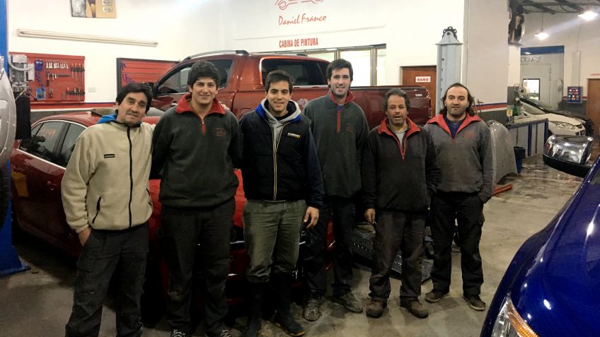 Daniel Franco amplió su taller para brindar un mejor servicio