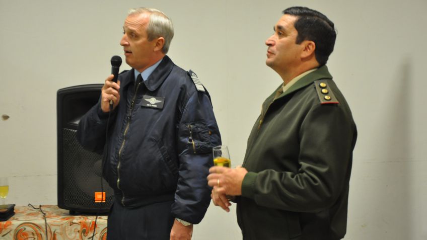 Las fuerzas armadas agasajaron a los periodistas