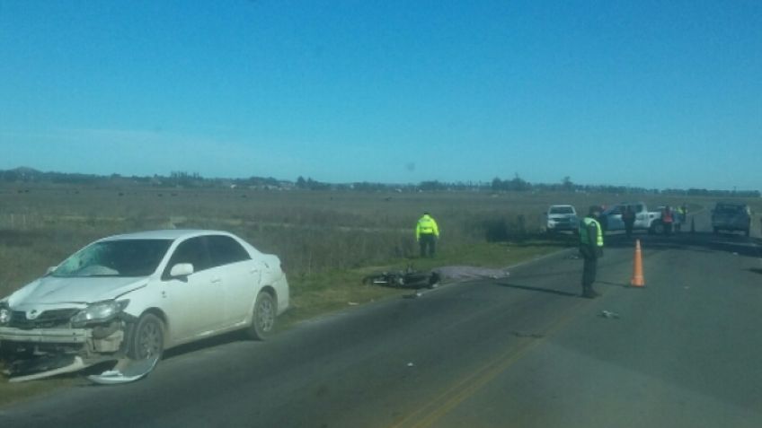 Motociclista perdió la vida en accidente rutero