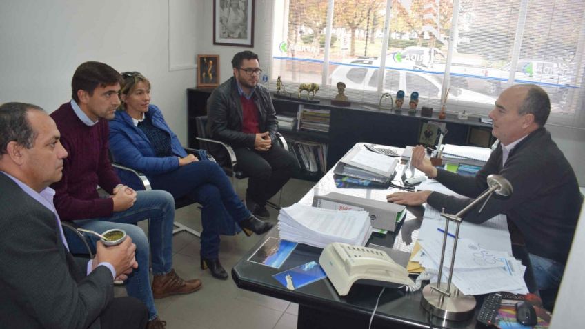 Concejales de Unidad Ciudadana visitaron la Escuela Municipal de Conductores de Laprida