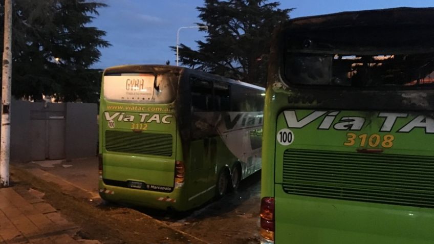 Dos Vía TAC, en llamas