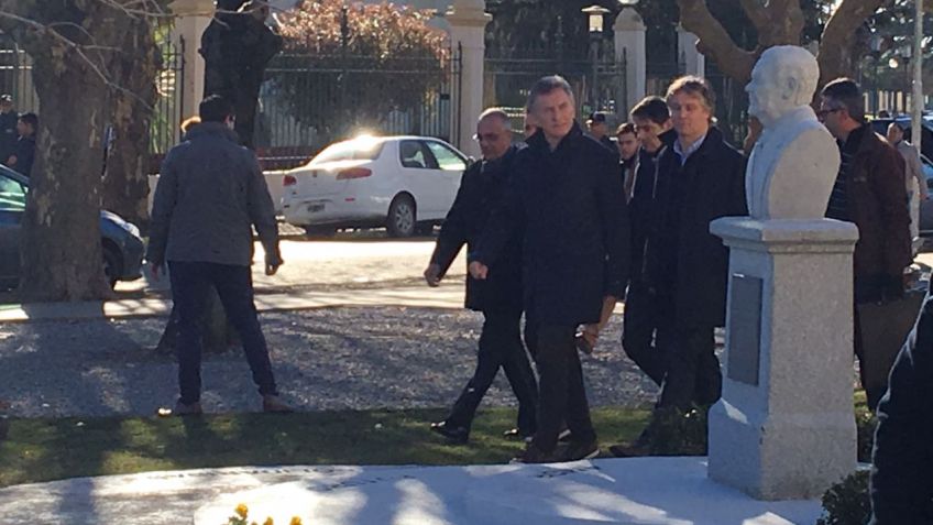 Macri pasó por el Hospital de Niños