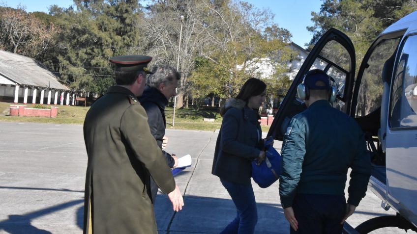 Fugaz y hermética visita de Macri y Vidal a Tandil