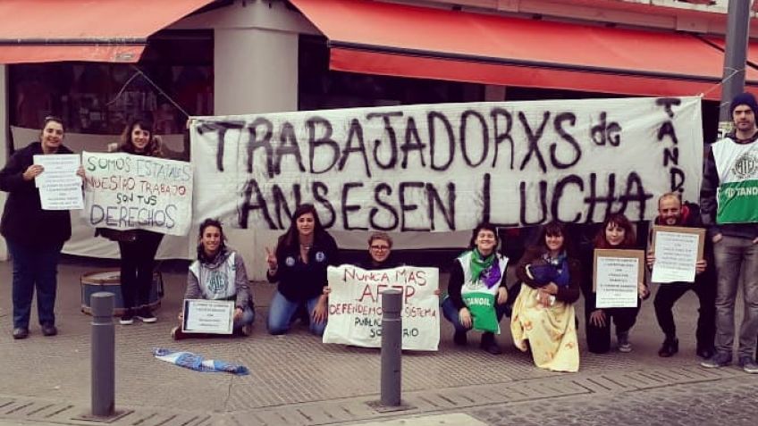 Gremios de ANSES se manifestaron en defensa del Sistema Público, Solidario y de reparto