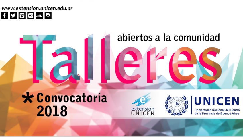 Desde el lunes 2 de julio inscriben en Talleres Abiertos de la UNICEN