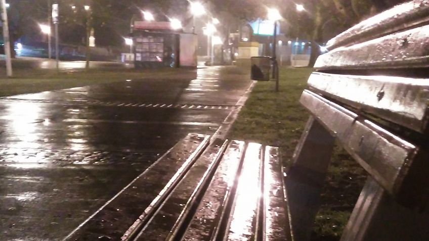 Lunes con lluvia en Tandil