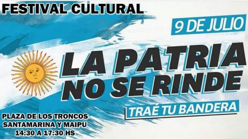 Festival cultural y banderazo para el 9 de julio
