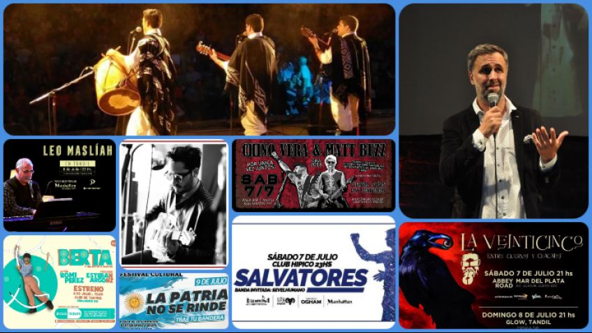 Gran agenda para el fin de semana patrio