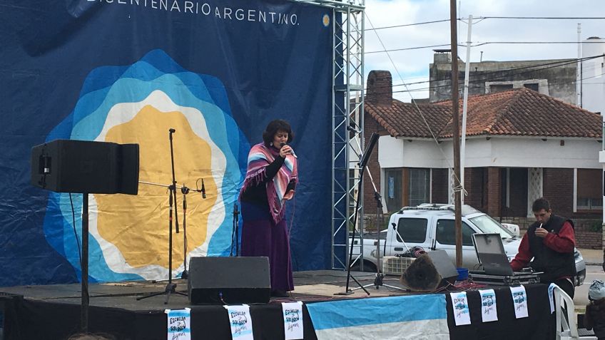 Bajo el lema "La Patria no se rinde", se llevó a cabo el festival cultural 