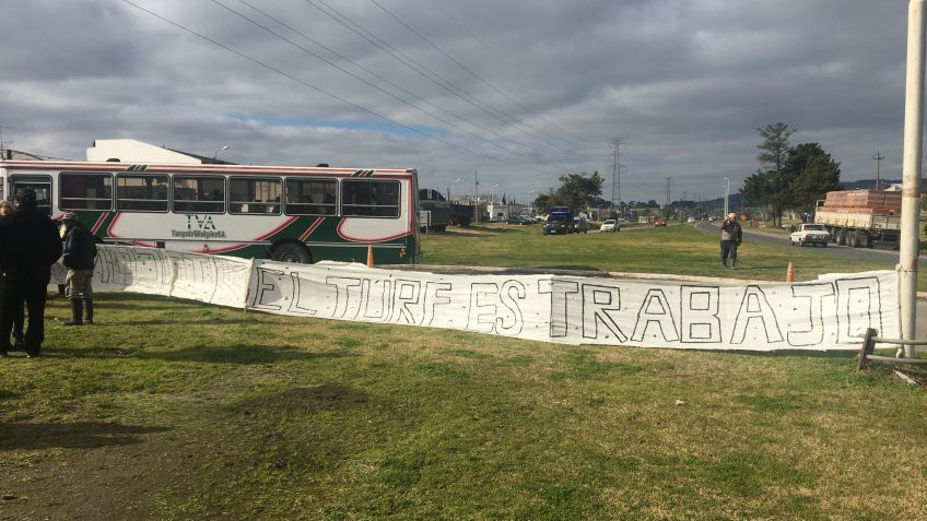 Trabajadores hípicos se manifestaron contra modificaciones en la Ley del Turf