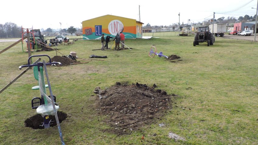 El Municipio continúa instalando juegos y sendas saludables 