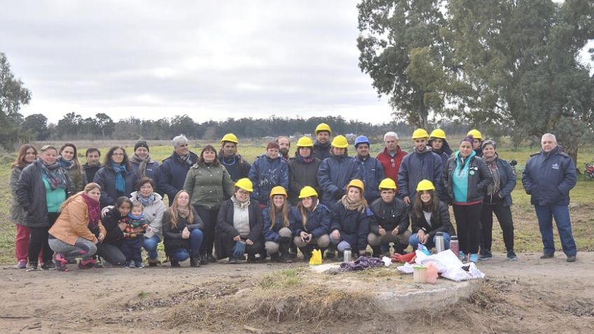Culminó la jornada de limpieza del arroyo Langueyú a la altura del  "Paraje el Molino"