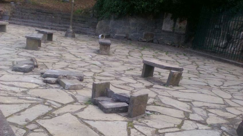 Otra vez: vandalismo en El Calvario