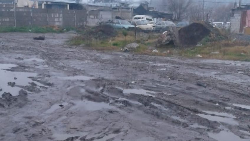 Ya la situación era terrible y con la lluvia es aún peor