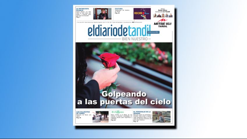 "Golpeando a las puertas del cielo", la tapa del Semanario