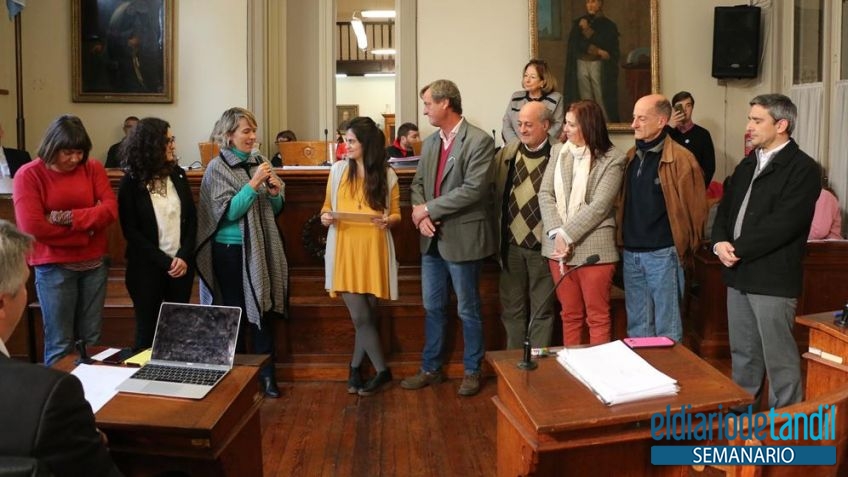 Distinción en el Honorable Concejo Deliberante de la ciudad