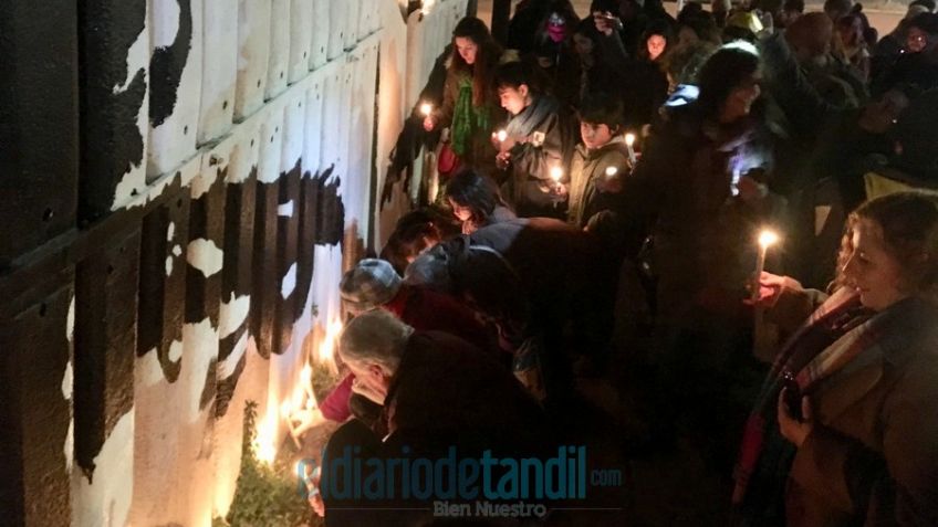 En Tandil también recordaron a Santiago Maldonado