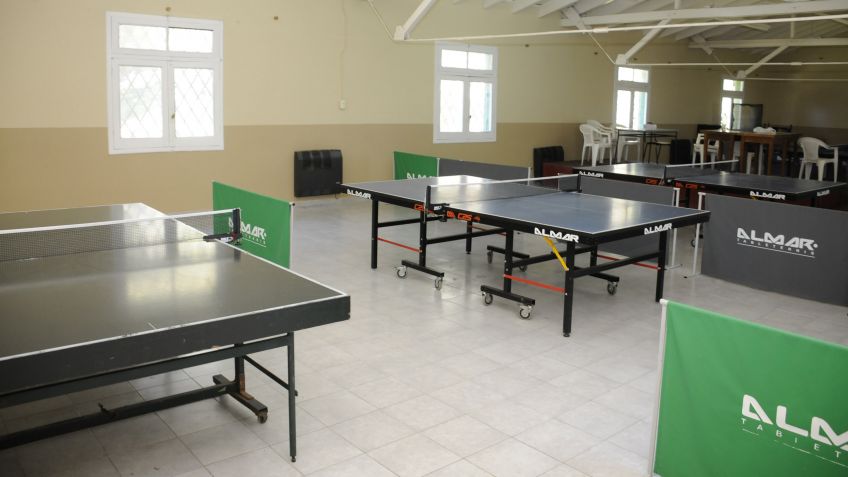 Avanzan las obras de mejoramiento en la Casa del Deporte