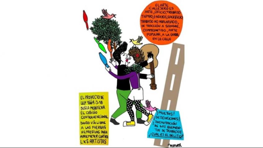 "Callejerazo" por la libertad de expresión en el espacio público