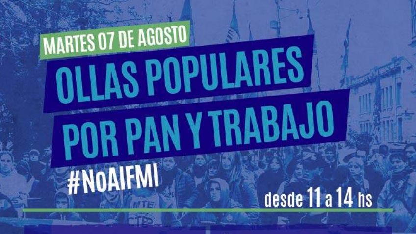 Nueve ollas populares por Pan y Trabajo 