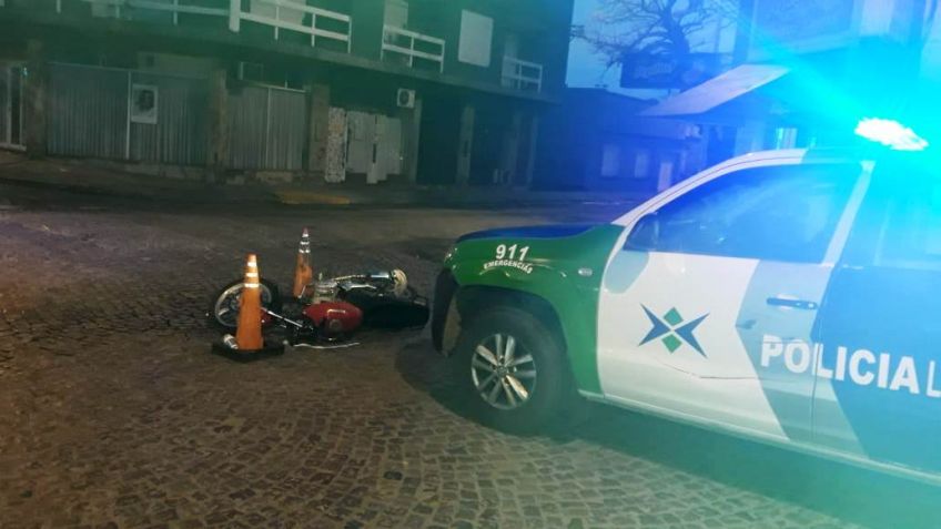Un cordón detuvo el raid delictivo de dos motochorros