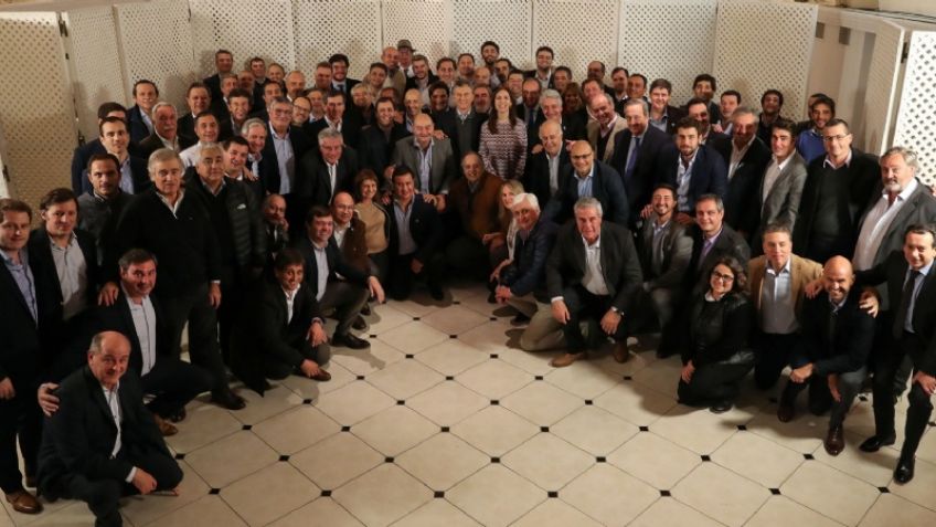 Lunghi compartió un asado con Macri, Vidal e intendentes bonaerenses