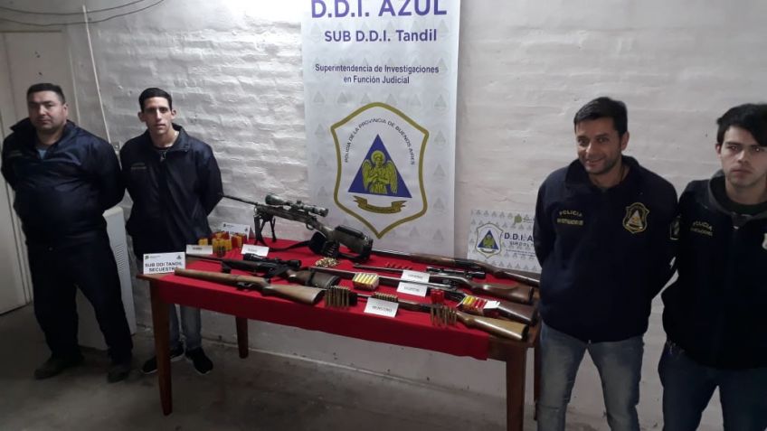 La Sub DDI Tandil secuestró armas de fuego, municiones y pólvora 