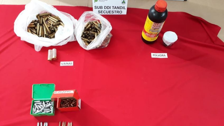 La Sub DDI Tandil secuestró armas de fuego, municiones y pólvora 