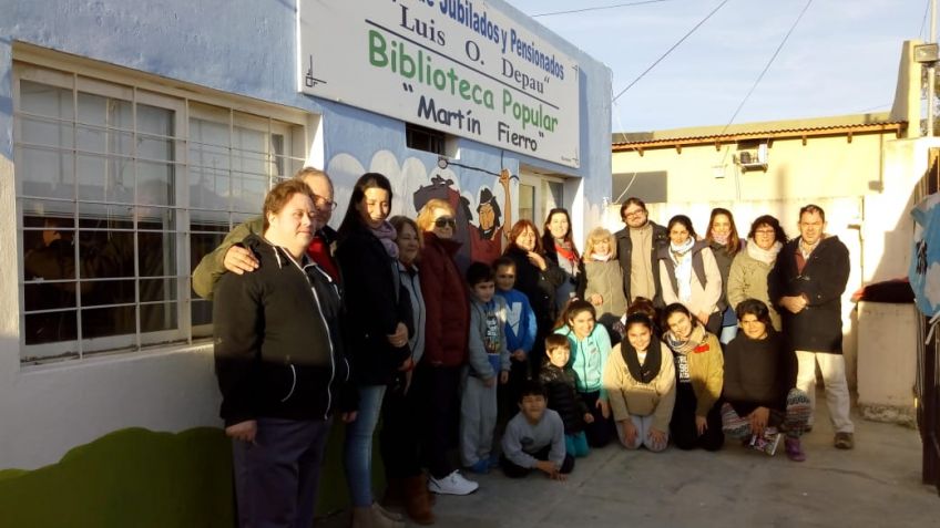 Un nuevo mural para la Biblioteca Martin Fierro
