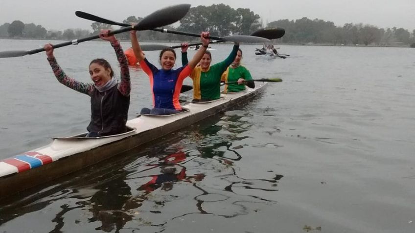 Excelente desempeño de los palistas del CN F en la Regata Provincial de Las Flores