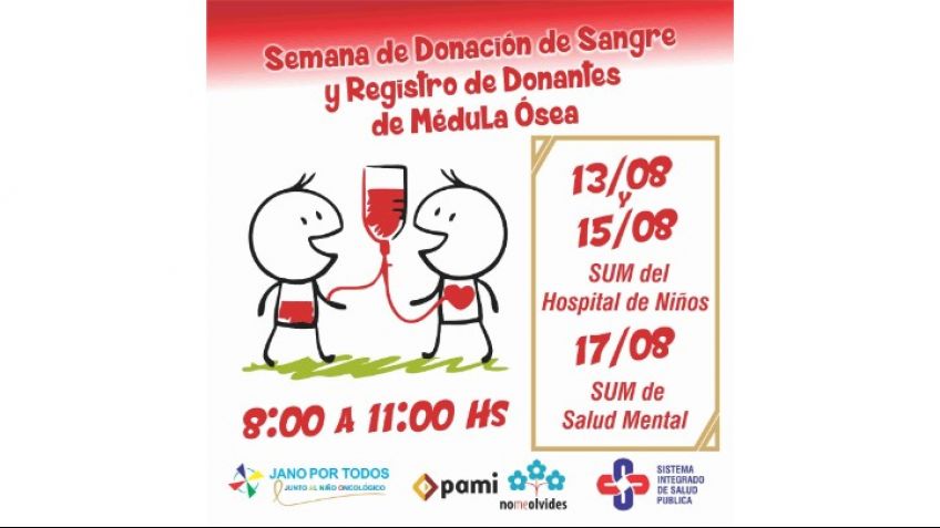 Jornada de colecta de sangre y registro de donantes de médula ósea 