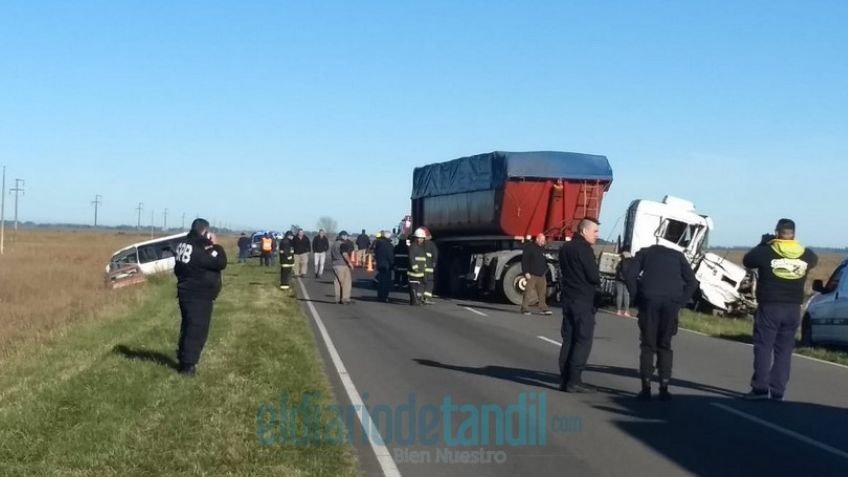 Cuatro vehículos involucrados en choque en Ruta 74