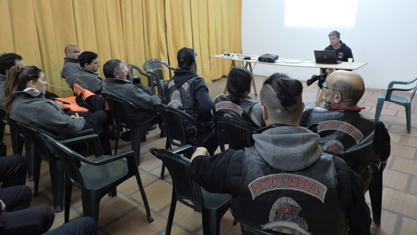 Se realizó una capacitación sobre conducción segura de motos  