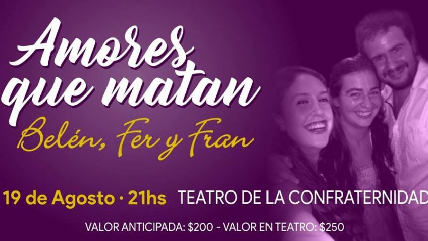 Sonares presenta "Amores que matan"