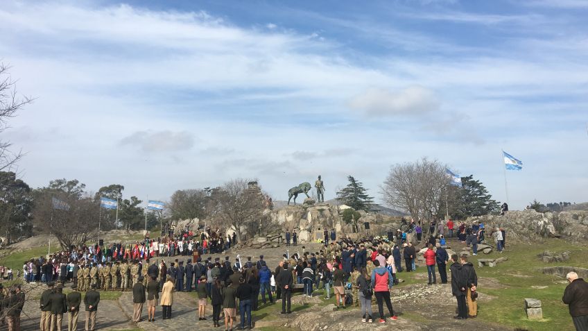 Tandil homenajeó al "Padre de la Patria"