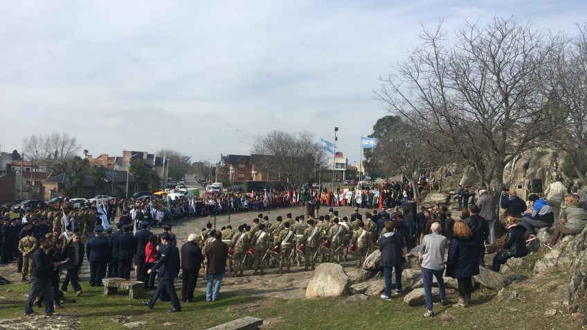 Tandil homenajeó al "Padre de la Patria"