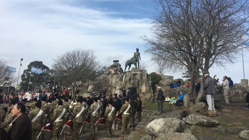 Tandil homenajeó al "Padre de la Patria"