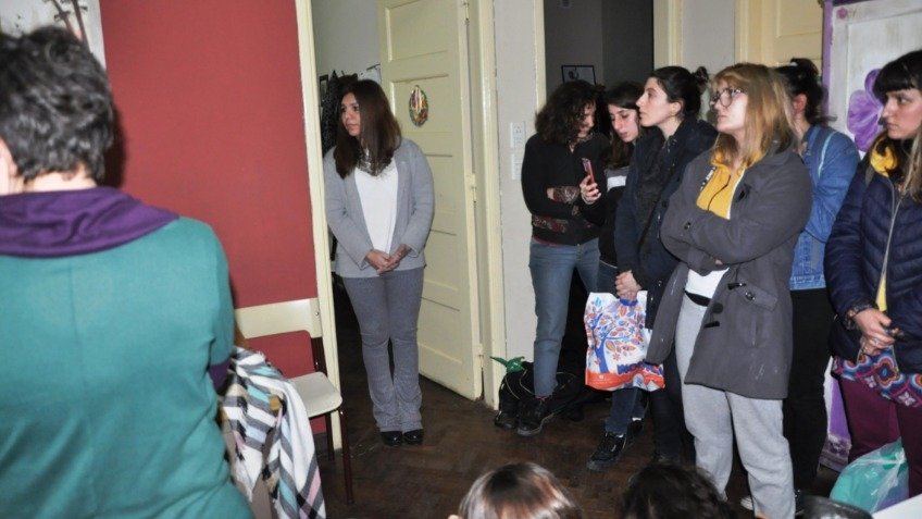 Tras el cruce con la Jefatura Distrital, el Encuentro de Mujeres se hace