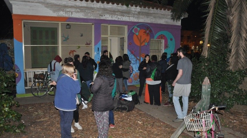 Tras el cruce con la Jefatura Distrital, el Encuentro de Mujeres se hace