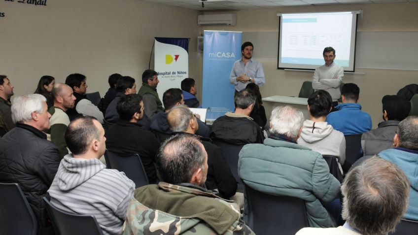 Se realizó una  charla sobre el programa de instalación domiciliaria a la red de gas