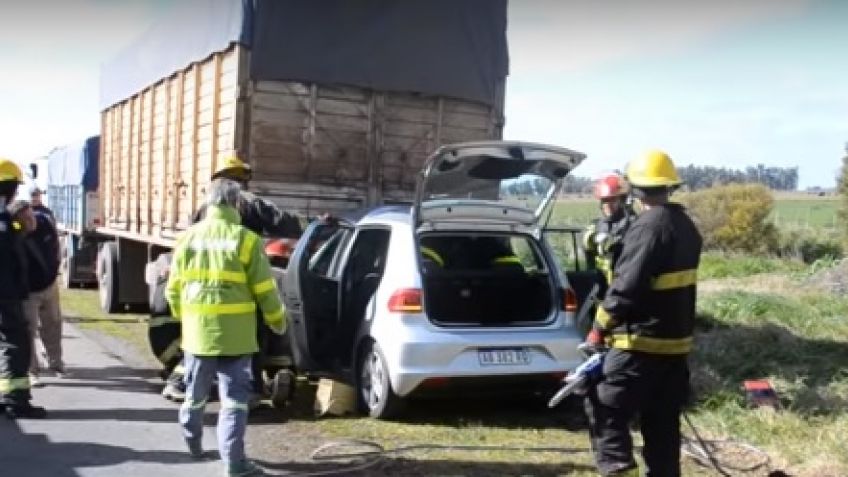 Camión tandilense involucrado en accidente fatal