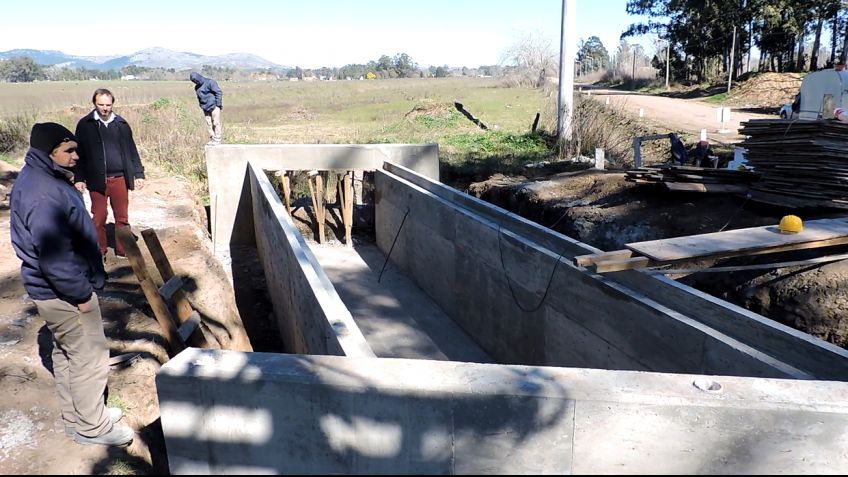 Se avanza con las obras en la zona de Arroyo Seco