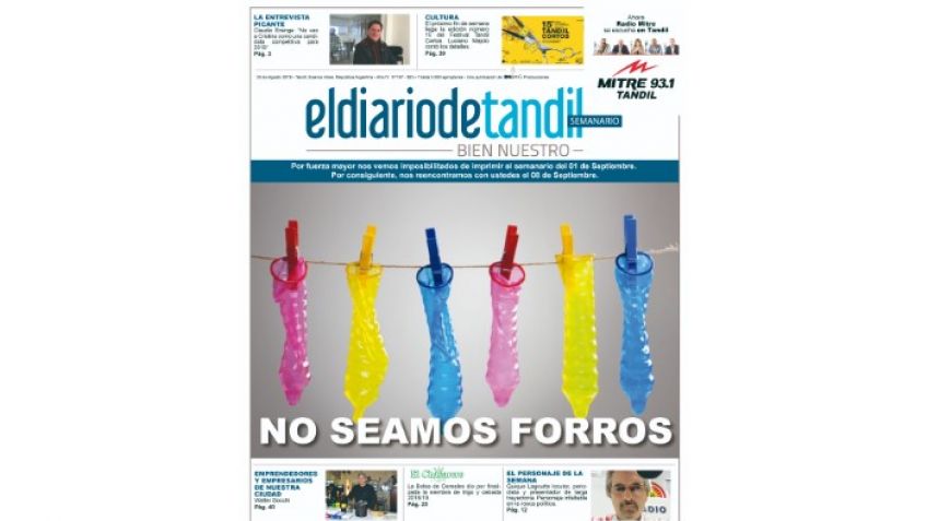 "No seamos Forros", la tapa del Semanario