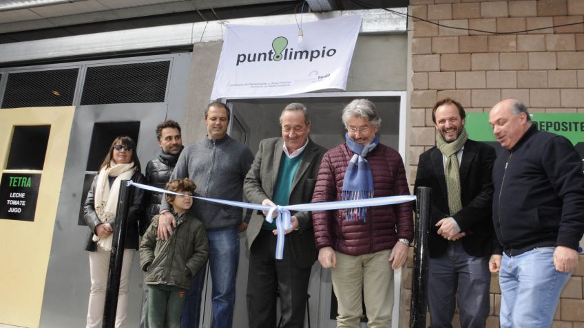 Se inauguro la cuarta estación de Punto Limpio