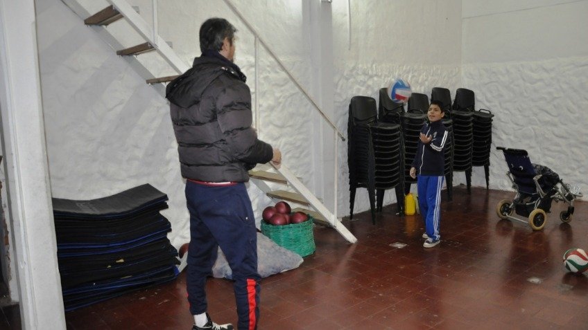 Los chicos de ATAD realizaron una actividad recreativa en Ferro