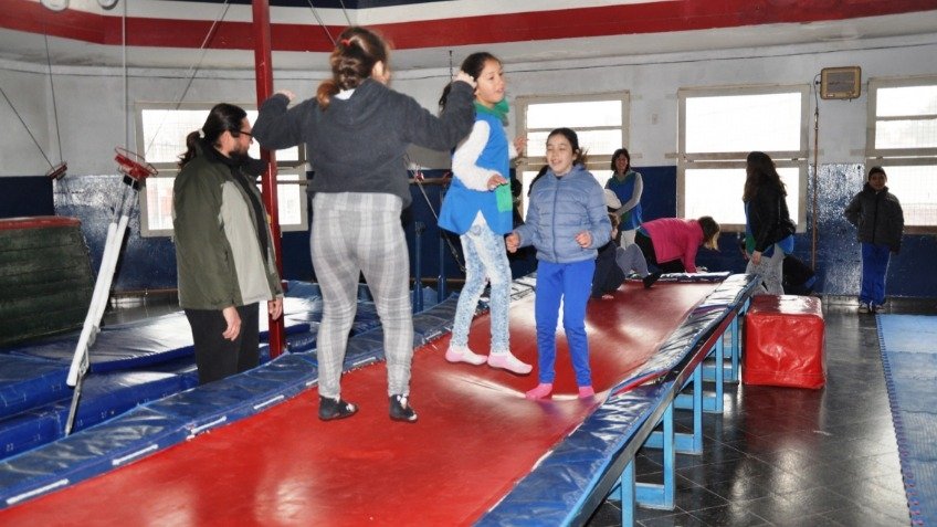 Los chicos de ATAD realizaron una actividad recreativa en Ferro