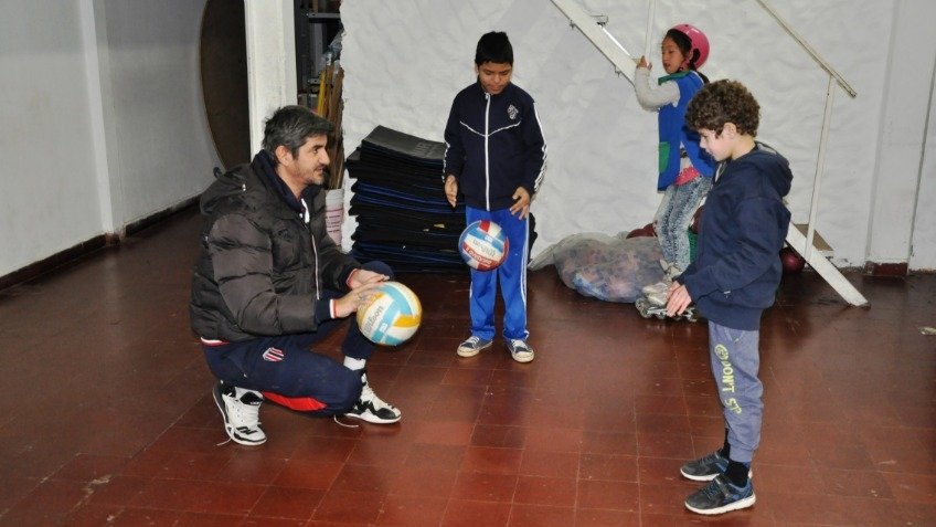Los chicos de ATAD realizaron una actividad recreativa en Ferro